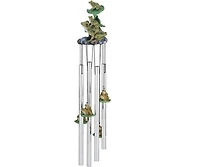23" Long Frogs Round Top Wind Chime