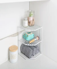 Smart Design 3-Tier Kitchen Corner Shelf Rack, 9" x 8"