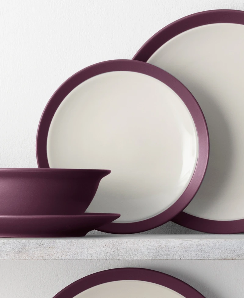 Noritake Colorwave Curve Set Of 4 Salad Plates, 8-1/2"