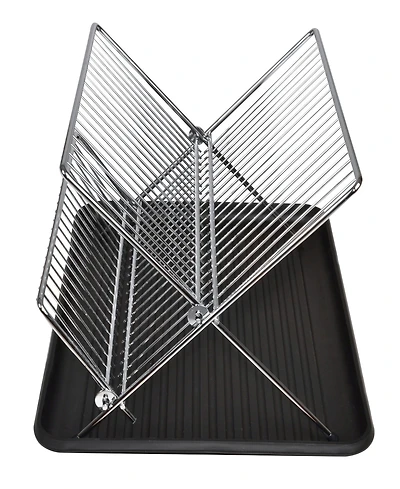Smart Design Dish Drainer Rack with in Sink or Counter Drying