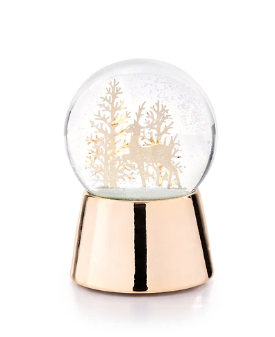 Holiday Lane Shine Bright Gold-Tone Water Globe, Exclusively at Macy's
