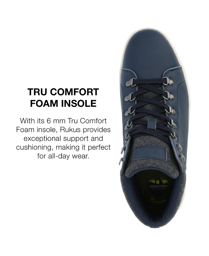 Territory Men's Ruckus Tru Comfort Foam High Top Sneakers