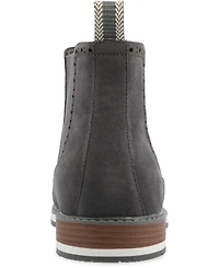 Vance Co. Men's Thorpe Tru Comfort Foam Wingtip Slip-On Chelsea Boots