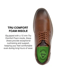 Vance Co. Men's Rutger Tru Comfort Foam Plain Toe Hybrid Dress Shoes