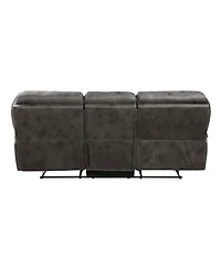 White Label Fleming 90" Double Reclining Sofa