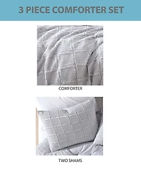 Riverbrook Home Jadan Clip Waffle 4-Pc. Comforter Set