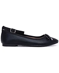 Sugar Little Girls Lanna Round Toe Ankle Strap Flats