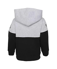Toddler Boys and Girls Black, Heather Gray Chicago White Sox Two-Piece Playmaker Set