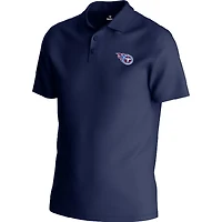 Men's Navy Tennessee Titans Big and Tall Birdseye Polo Shirt