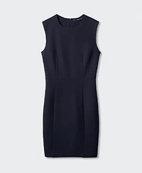 Mango Women's Roma Knit Sleeveless Dress