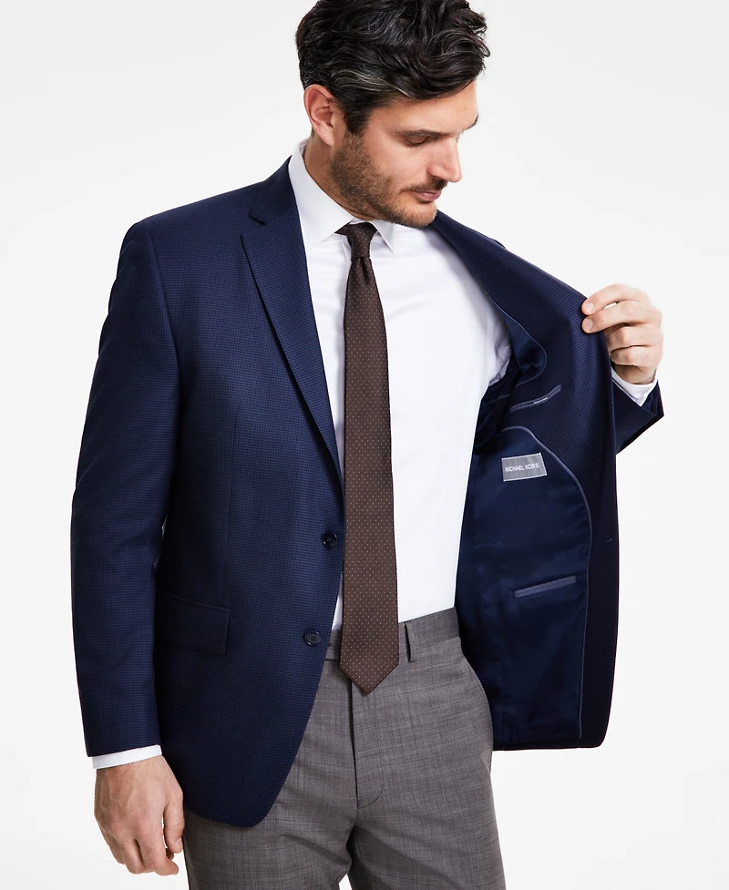 Michael Kors Men's Classic-Fit Houndstooth Sport Coat