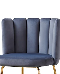 Best Master Furniture Elegante 41" Velvet Bar Stools, Set of 2