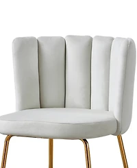 Best Master Furniture Elegante 41" Velvet Bar Stools, Set of 2