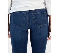 Style & Co Petite Mid-Rise Curvy Roll-Cuff Capri Jeans