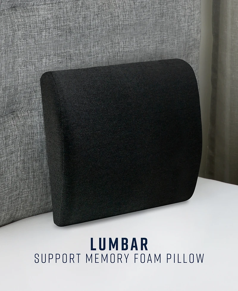 ProSleep Lumbar Back Support Memory Foam Accessory Pillow