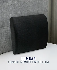 ProSleep Lumbar Back Support Memory Foam Accessory Pillow