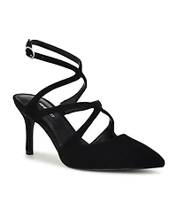 Nine West Women's Maes Strappy Pointy Toe Stiletto Dress Pumps