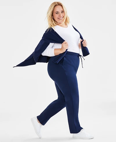 Style & Co Plus Knit Pull-On Pants, Exclusively at Macy's