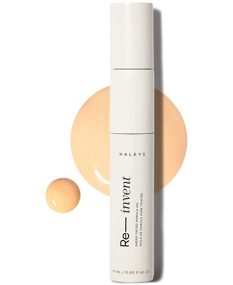 Haleys Beauty Re-invent Sheer Tinted Marula Oil, 0.6 oz.