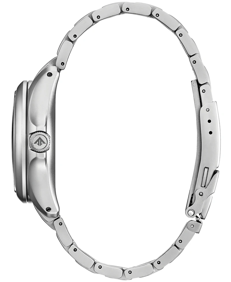 Citizen Men's Promaster Land Eco-Drive Silver-Tone Titanium Bracelet Watch 41mm