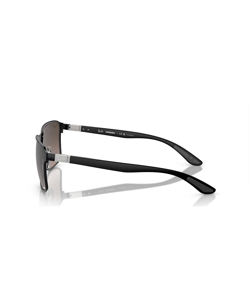 Ray-Ban Unisex Polarized Sunglasses, Mirror Gradient Polar RB3721CH