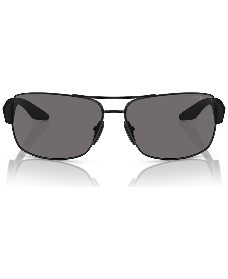 Prada Linea Rossa Men's Polarized Sunglasses, Ps 50ZS
