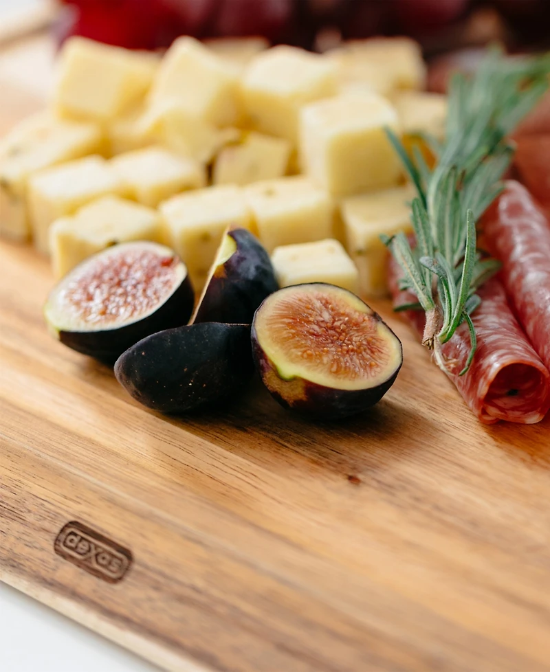 Dexas Acacia Forty-Five Cutting Board with Well