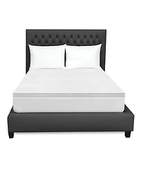 Closeout! BodiPEDIC 2" Cooling Gel Memory Foam Mattress Topper with Graphene Infused Cover, California King