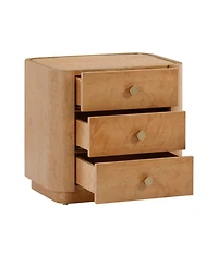Tov Furniture 1 Piece Acacia 1 Drawer Nightstand
