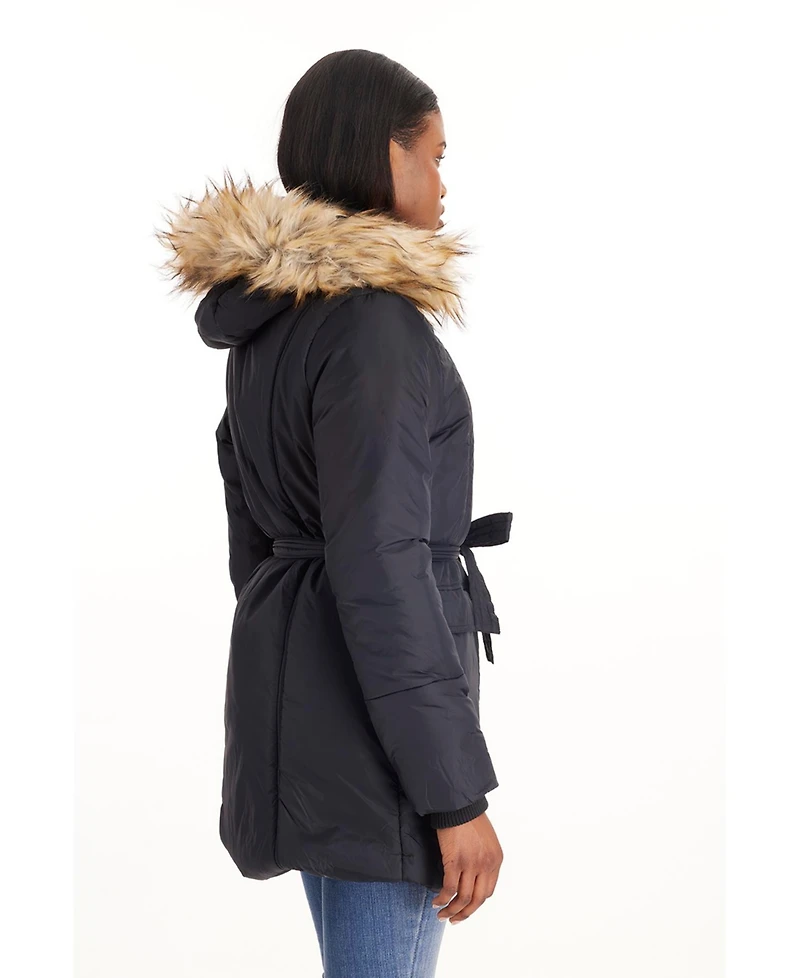 Modern Eternity Maternity Rachel - 3 1 Coat With Belt