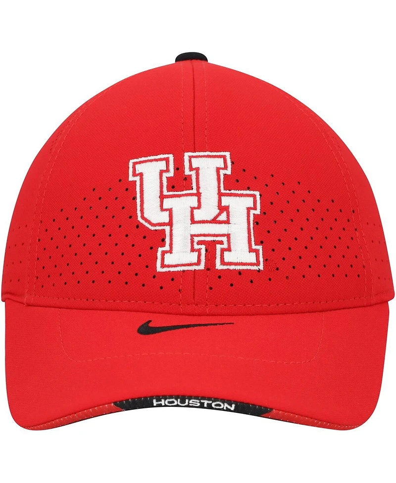 Big Boys and Girls Nike Red Houston Cougars 2023 Sideline Legacy91 Adjustable Hat
