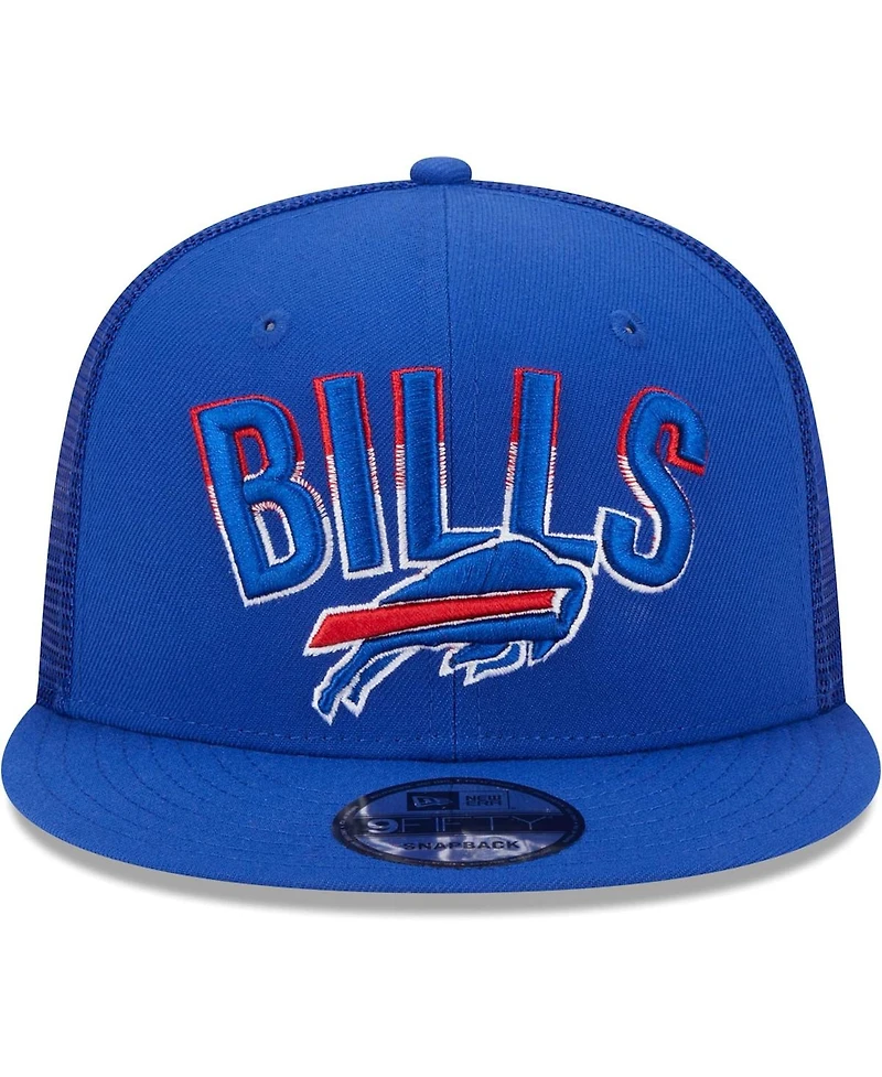 Men's New Era Royal Buffalo Bills Grade Trucker 9FIFTY Snapback Hat