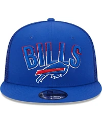 Men's New Era Royal Buffalo Bills Grade Trucker 9FIFTY Snapback Hat