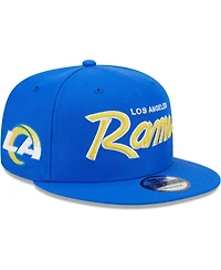 Men's New Era Royal Los Angeles Rams Main Script 9FIFTY Snapback Hat