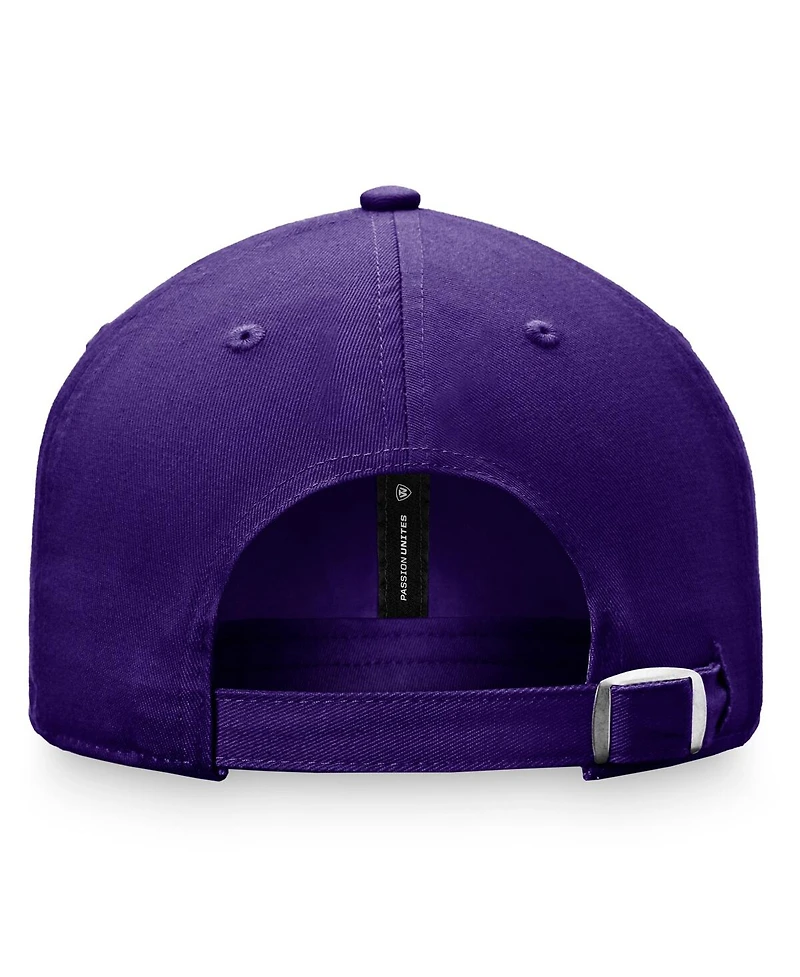 Men's Top of the World Purple Kansas State Wildcats Slice Adjustable Hat