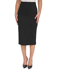 Tommy Hilfiger Women's Ponte Pencil Midi Skirt