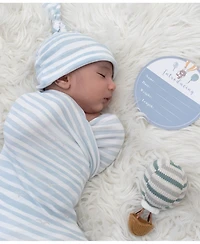 Living Textiles Baby Boys Hello World Gift Set