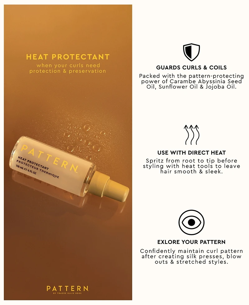 Pattern Beauty by Tracee Ellis Ross Heat Protectant, 4 oz.
