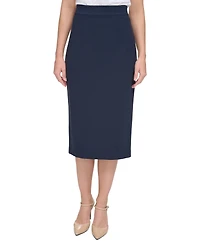 Tommy Hilfiger Women's Ponte Pencil Midi Skirt