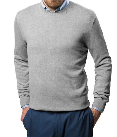 Mio Marino Men's Winter Crew Lightweight Pullover Sweater