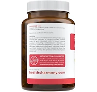 Healths Harmony Hawthorn Berry Capsules, Cardiovascular and Immune Health, 4:1 Extract, Health's Harmony, 120ct