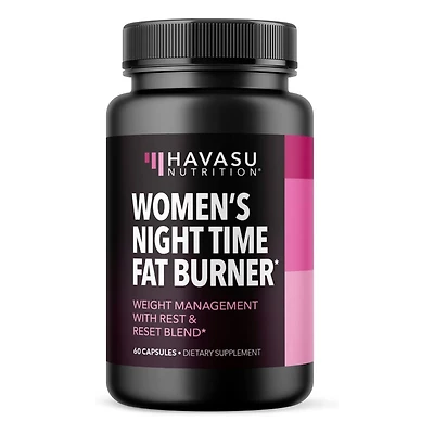 Night Time Fat Burner Capsules for Women, Weight Management for Women, Havasu Nutrition, 60ct