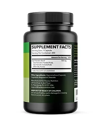 Saw Palmetto Capsules, Prostate Supplement for Men, Reduce Balding & Hair Thinning, Dht Blocker, Havasu Nutrition, 200ct