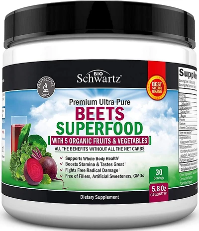 BioSchwartz Beets Superfood Powder, 5.8oz