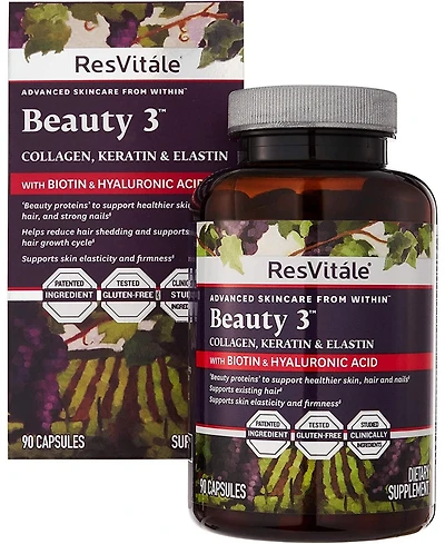 ResVitale Advanced Skincare Beauty 3, 90 Capsules