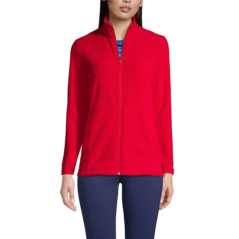 Lands' End Women's Tall Anyweather Fleece Full Zip Jacket