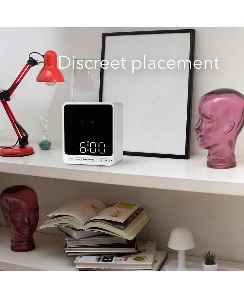 Wasserstein Alarm Clock Case for Blink Mini Camera - Cover for Low-Key Placement of Blink Mini Indoor Camera (Blink Mini Not Included)