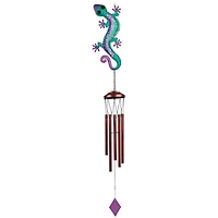 Fc Design 40" Long Green Lizard Wind Chime Home Decor Perfect Gift for House Warming, Holidays and Birthdays