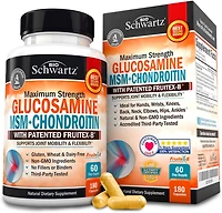 Glucosamine Chondroitin Msm 2110mg - Joint Support Supplement with Turmeric Curcumin- Made in Usa
