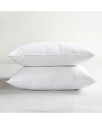 2 Pack Soft White Duck Feather & Down Bed Pillow